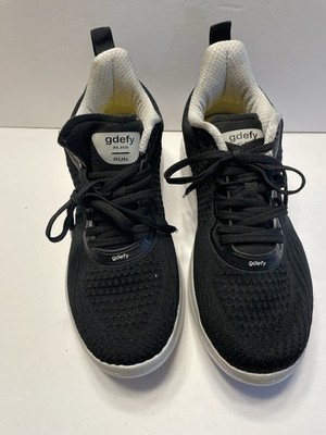 Gravity Defyer Mens gdefy XLR8 Run TB9034MLS-XW Black Running Shoes Lace Sz 9 4E