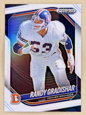 2025 Panini Prizm Black Randy Gradishar White Prizm /175 Denver Broncos #50