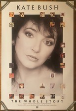 KATE BUSH The Whole Story 1986 US EMI Records Promo Only POSTER VG
