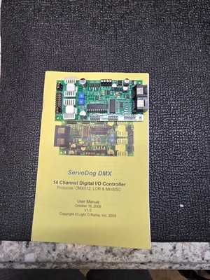 Light-O-Rama Servo Dog DMX LOR Servo Controller