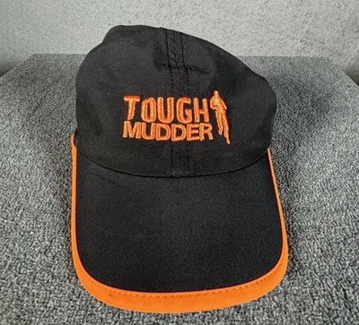 Under Armour Tough Mudder Adjustable Running Hat Cap Black Orange HeatGear
