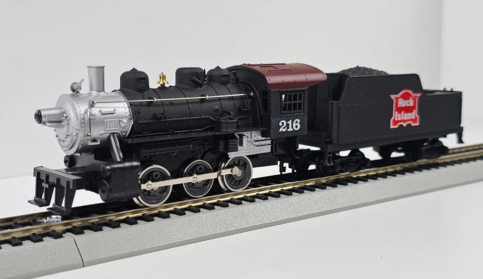 HO Tyco 257-10 0-6-0 Rock Island Steam Locomotive &Tender LNIB Tested - Image 3 of 4