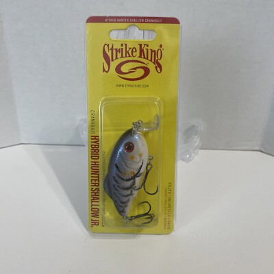 Strike King Hybrid Hunter Shallow Jr  3'' 7/16 oz Crankbait Blue Craw