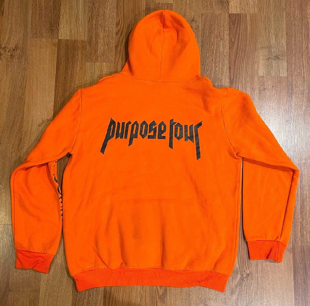 Justin Bieber Purpose Tour Crew Staff hoodie size XXL official | eBay
