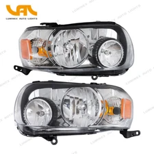 Factory For Ford Escape 2005-2007 Factory Headlight Headlamp Replacement Pair