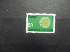 Liechtenstein Europe Cept 1970 **