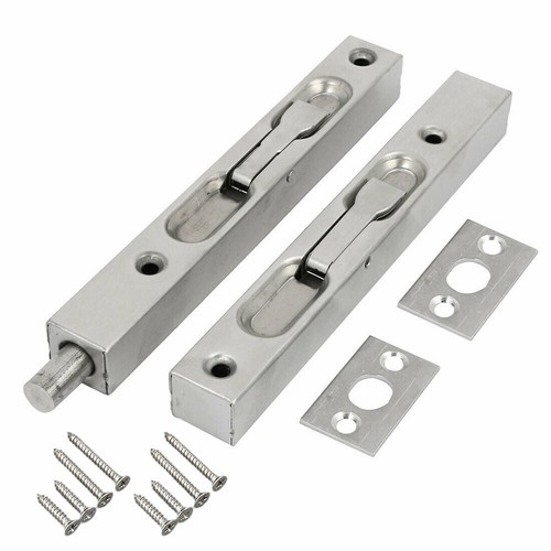 Flush Bolt Door Hardware Door Accessories Part Stainless Steel Brushed