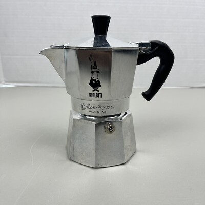 New Bialetti Moka Express 1 CUP Stovetop Aluminum Coffee Espresso Maker