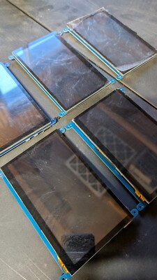 Lot of 6 - 7'' Touchscreen Monitors for Raspberry Pi - HDMI IPS 1024x600 LCD