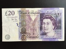 Collectible £20 Bank Note AA55 209728 In Good Condition 2004–2011 Andrew Bailey