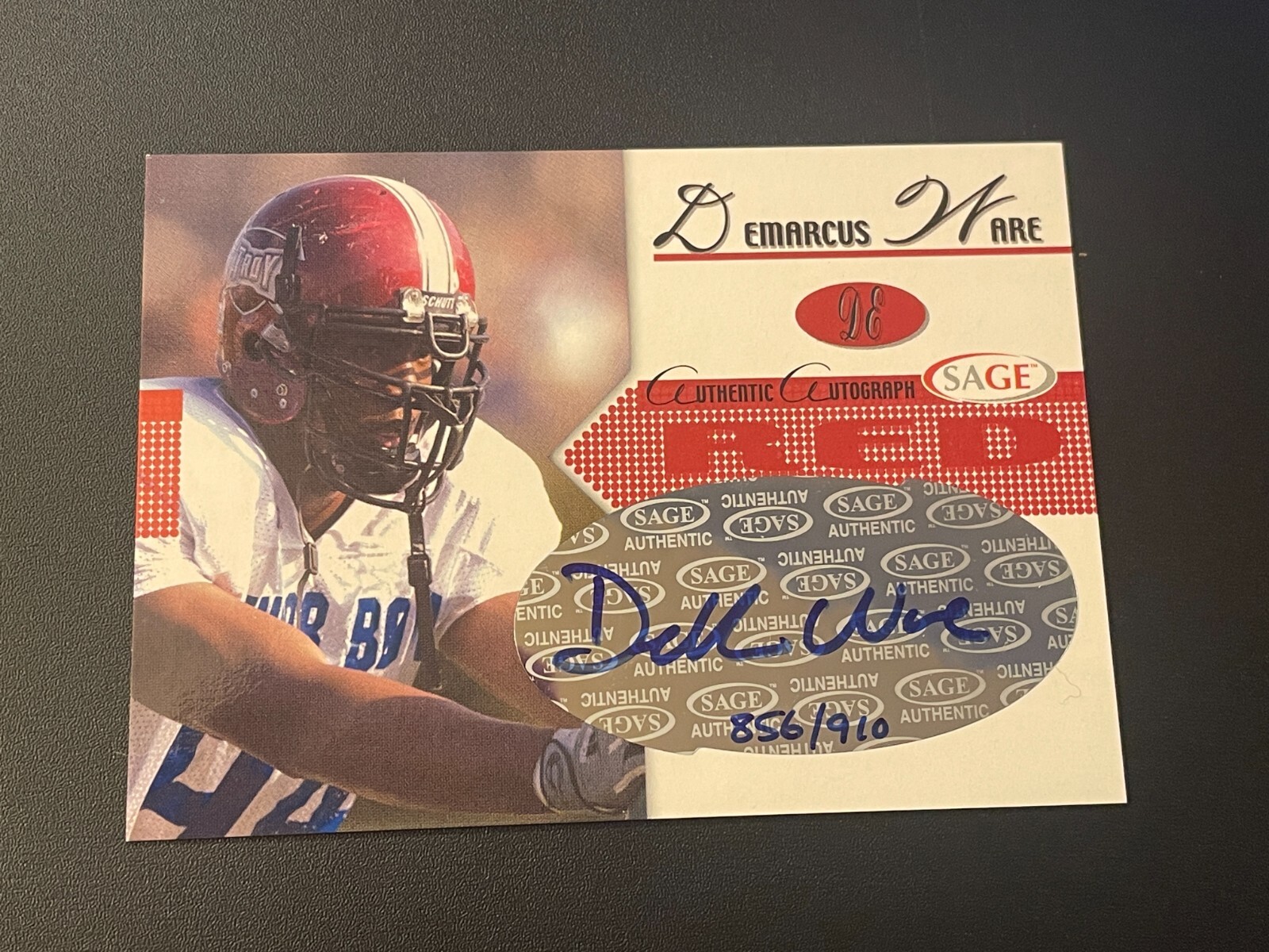 DeMarcus Ware SA-GE Autographs #A45 Red