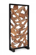 Paravento in radice di teak - PHOEBE