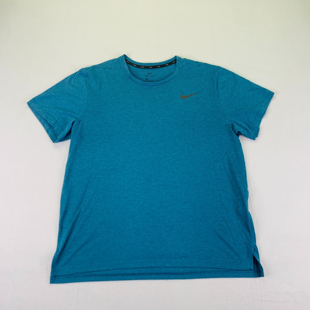 Short Sleeve Nikelab Swoosh Tee Blue Nike Shirt Mens XL Blue Dri