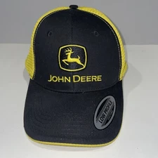 LP69091 John Deere Licensed Black and Yellow Soft Mesh Cap / Hat