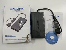 USB 3.0 to DisplayPort 2K Display Adapter USB A or USB C to DP-Based Monitor