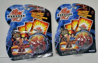#ad Lot of 2 Bakugan Battle Brawlers Hound Series 1 Maxus Dragonoid Araneid #1271 $4.95