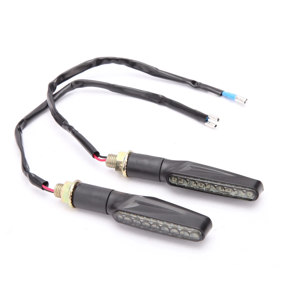 Luces indicadoras universales para moto Yamaha TW200 WR250R 12V Foto 4 de 4