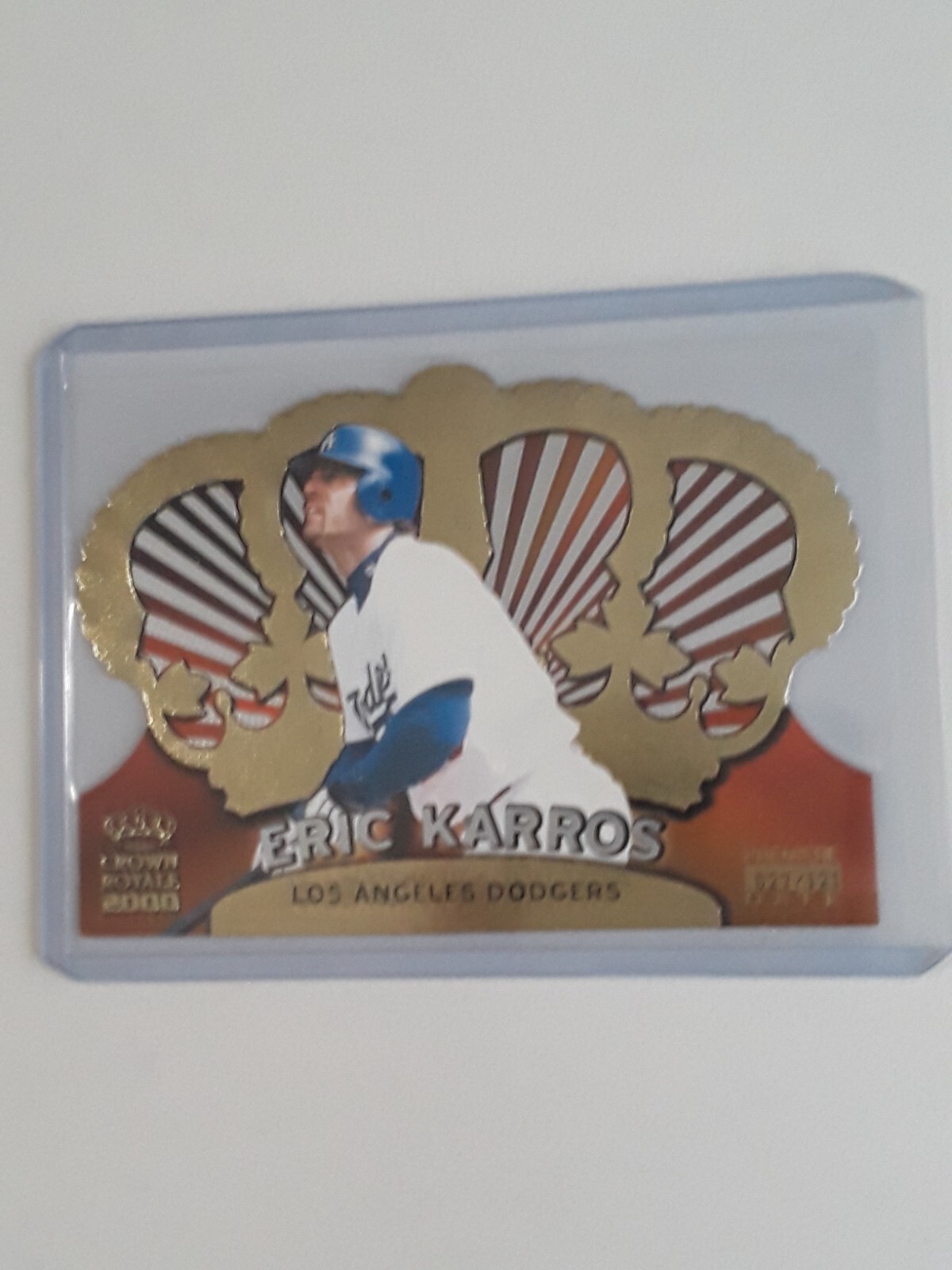 2000 PACIFIC CROWN ROYALE ERIC KARROS PREMIER DATE SP#27/121-DODGER NL ROY-#72