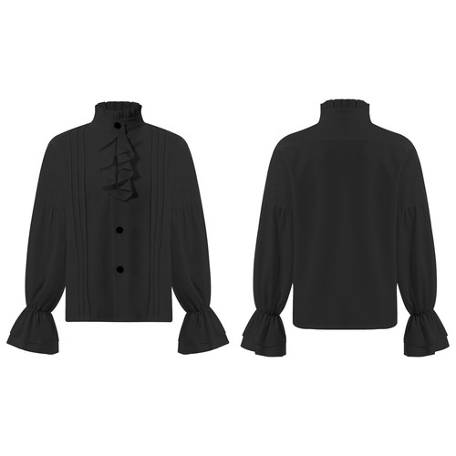Kids Boys Costume Performance Girls Costume Long Sleeve Shirt Party Undershirts - Picture 11 of 34