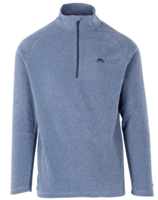 Trespass Keynote leichtes Microfleece halber Reißverschluss schnelltrocknendes Herrenoberteil S-3XL
