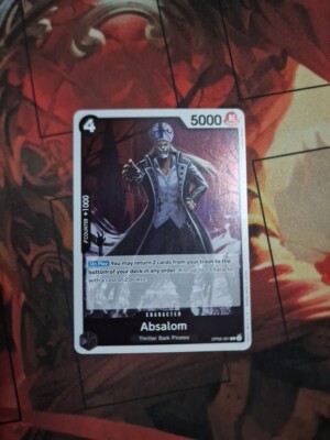 OP06-081 Absalom One Piece English TCG Card : OP06: Wings (PACK FRESH) QTY Avail