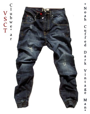 Jeans by VSCT *NOAH CUFFED DARK VINTAGE Pant* Hose Denim Rodeo *Gr. 31/34 *Neu