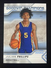 2023 Upper Deck Goodwin Champions Julian Phillips RC Rookie Card #50 Basketball