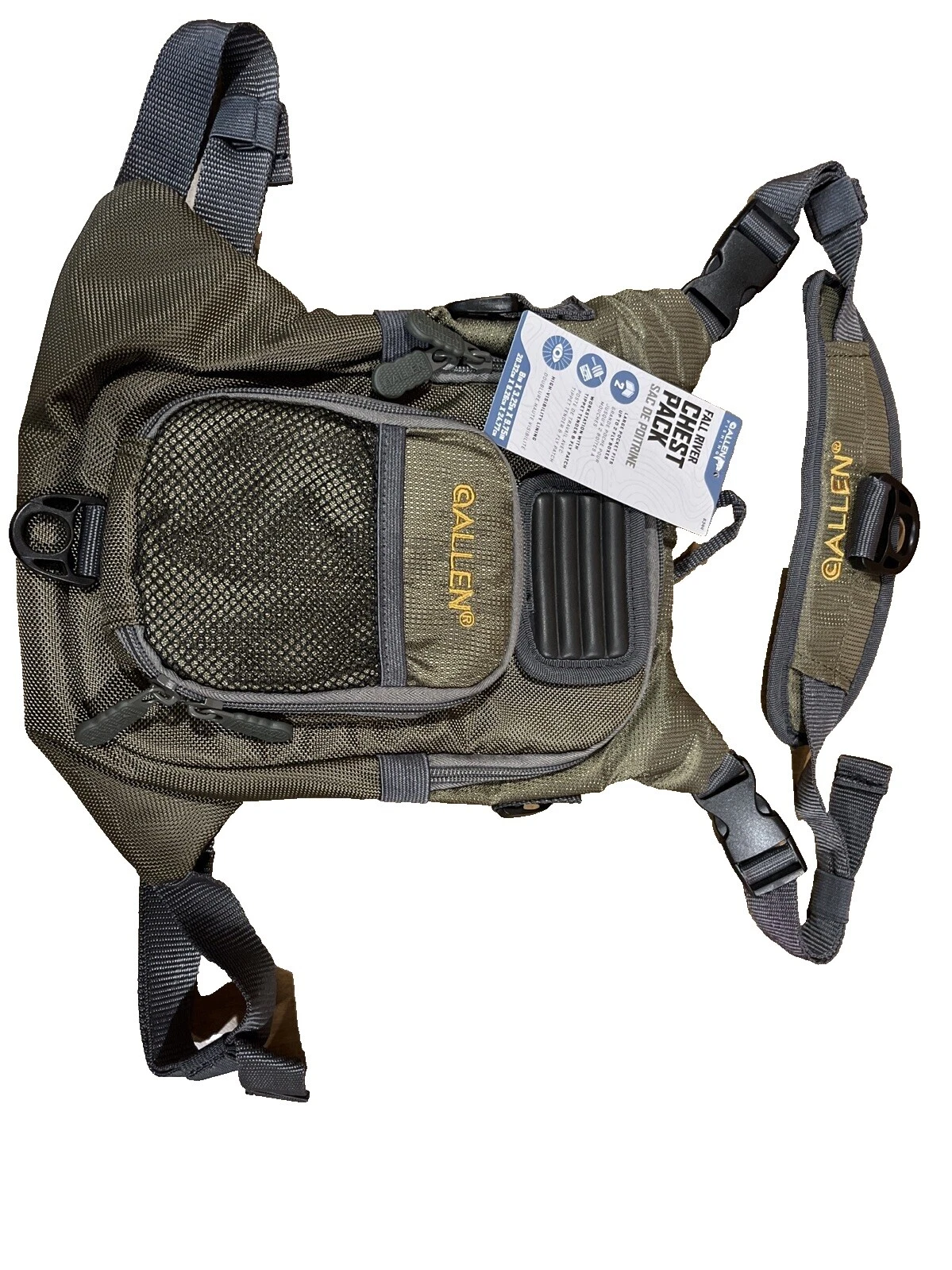 Los paquetes de pecho Allen Fishing Tackle