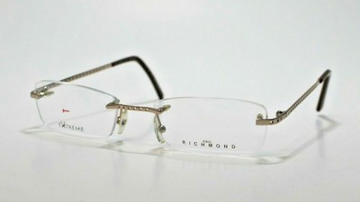  AUTHENTIC JOHN RICHMOND JR00402 AB BROWN EYEGLASSES FRAME 52-19-135