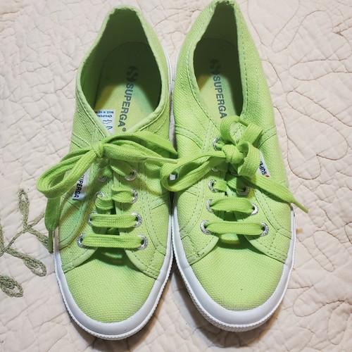 superga lime green
