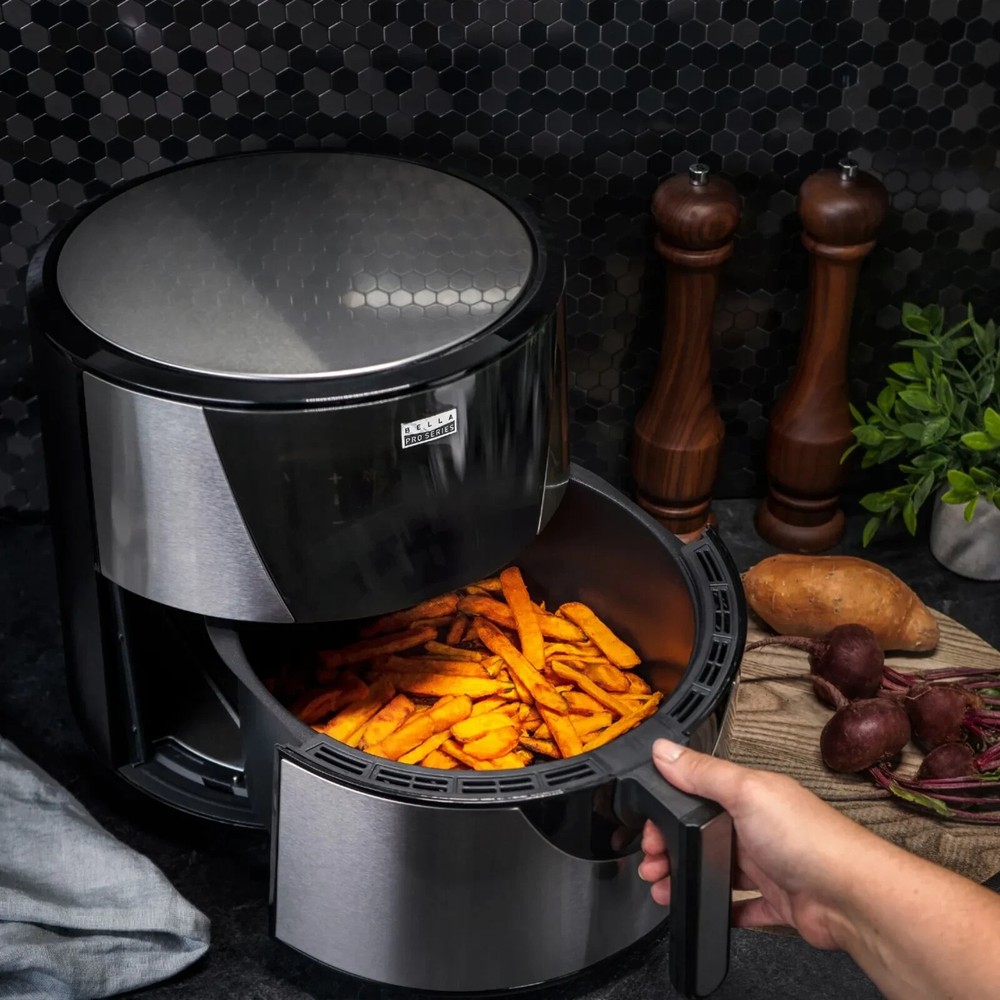 Bella Pro Series 8-QT Stainless Steel Air Fryer Digital Touchscreen Brand New Sealed