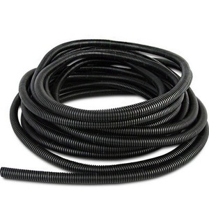50/' Feet 28MM Split Loom Wire Flexible Tubing Conduit Polyethylene Hose