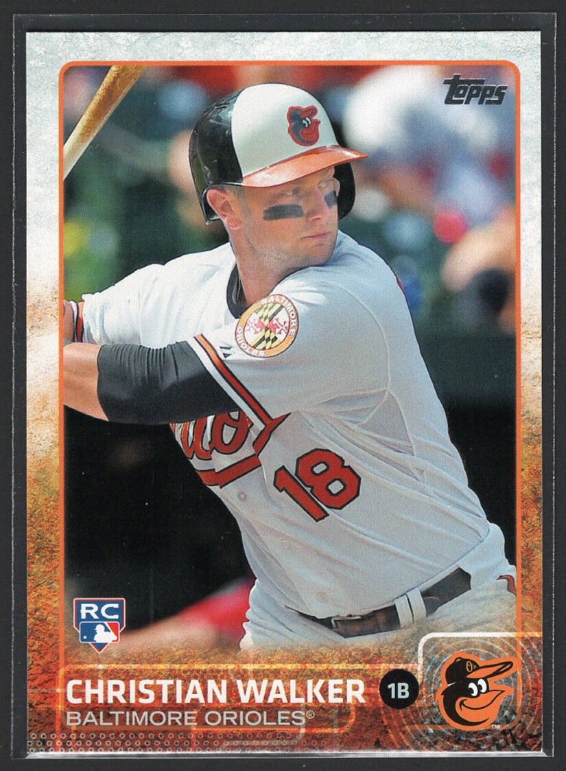 Christian Walker 2015 Topps #549 Rookie - Baltimore Orioles