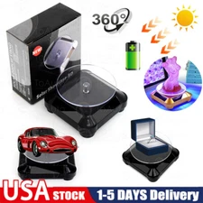 Electric 360° Rotating Turntable Display Stand For Jewelry Showcase Photo-shoot