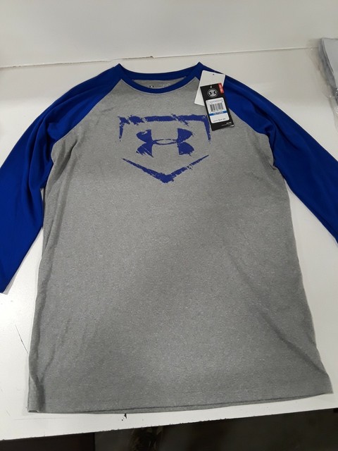 under armour 3 4 baseball shirt