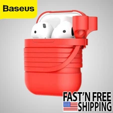 Baseus Silicon Case Cover with Strap for AirPods