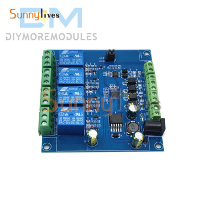 7-24V Modbus Rtu 1/2/4 Channels Relay Module Switch input output RS485/TTL UART