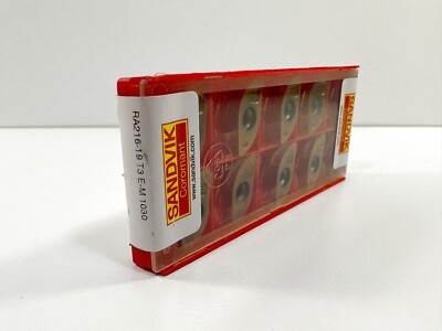 SANDVIK RA216-19 T3 E-M New Carbide Inserts Grade 1030 10pcs