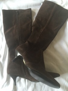 dune brown suede boots