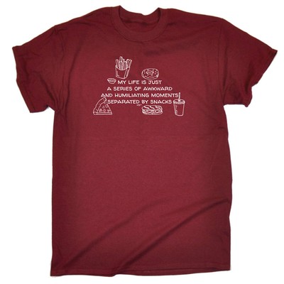 Mein Leben ist nur eine Serie von unbeholfen und Hummen - lustiges Herren-T-Shirt Neuheit T-Shirts