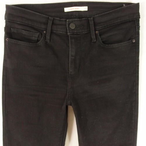 Womens Levi s 28399 SLIMMING SKINNY Stretch Skinny Black Jeans W29 L30 womens-levi-s-28399-slimming-skinny-stretch-skinny-black-jeans-w29-l30