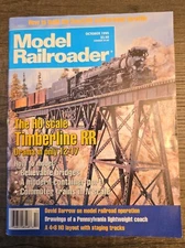 Model Railroader Magazine Oct 1995 Vol 62 No 10 HO Scale Timberline RR (X3)
