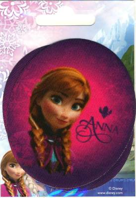 FROZEN Eiskönigin Anna Portrait  2 Flicken Aufnäher Aufbügler IronOn Patch #9553