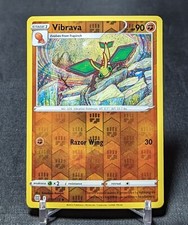 Vibrava Uncommon Reverse Holo Fighting Brilliant Stars Pokemon TCG Card 075/172