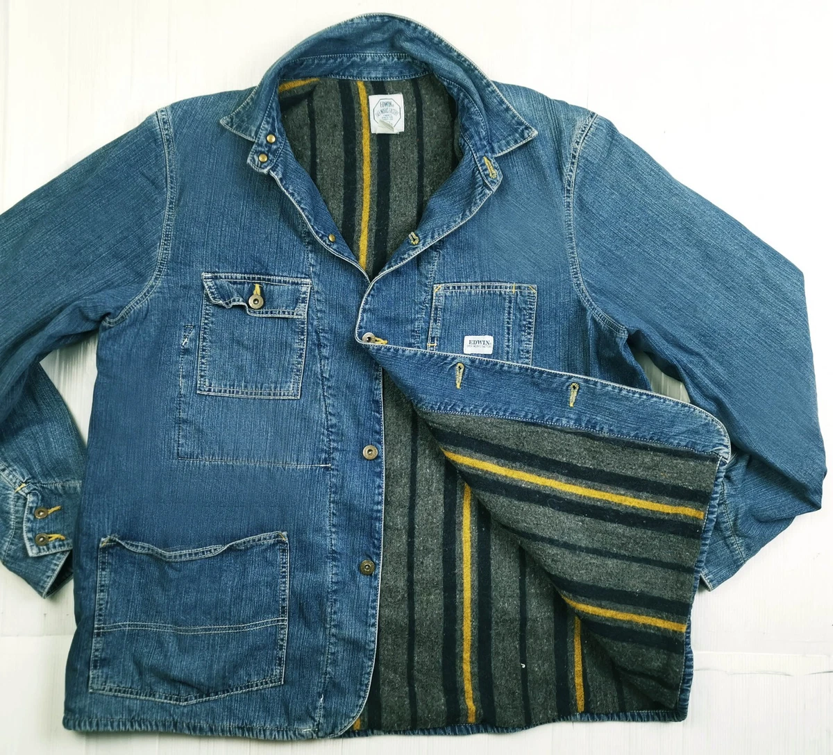 Edwin denim jacket store
