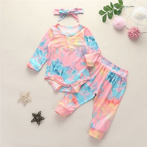 tie dye outfits for baby girl