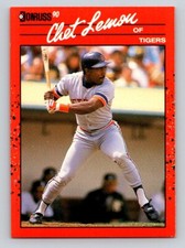 Chet Lemon 1990 Donruss #60 Detroit Tigers
