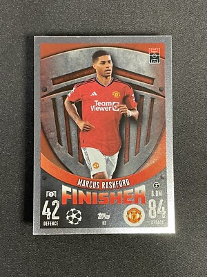 Manchester United ラッシュフォード　23-24 Marcus Rashford - FINISHER - Match Attax 23/24 #63 Manchester