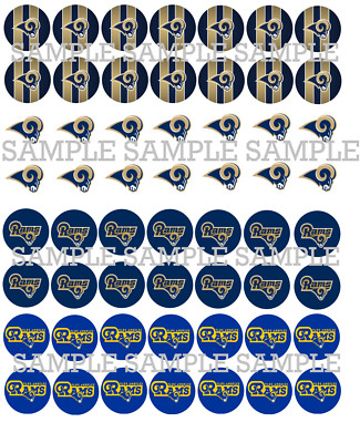 SET of 100- 1'' PRECUTS  Football  Bottlecap images. WE CUT THEM!!