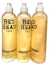 3 bed head tigi moisture maniac shampoo 12oz ea LOOK AT AD PICS
